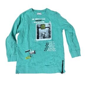 Zara Boys Collection Long Sleeve 9- 10 Sweatshirt Crewneck Graphic Print